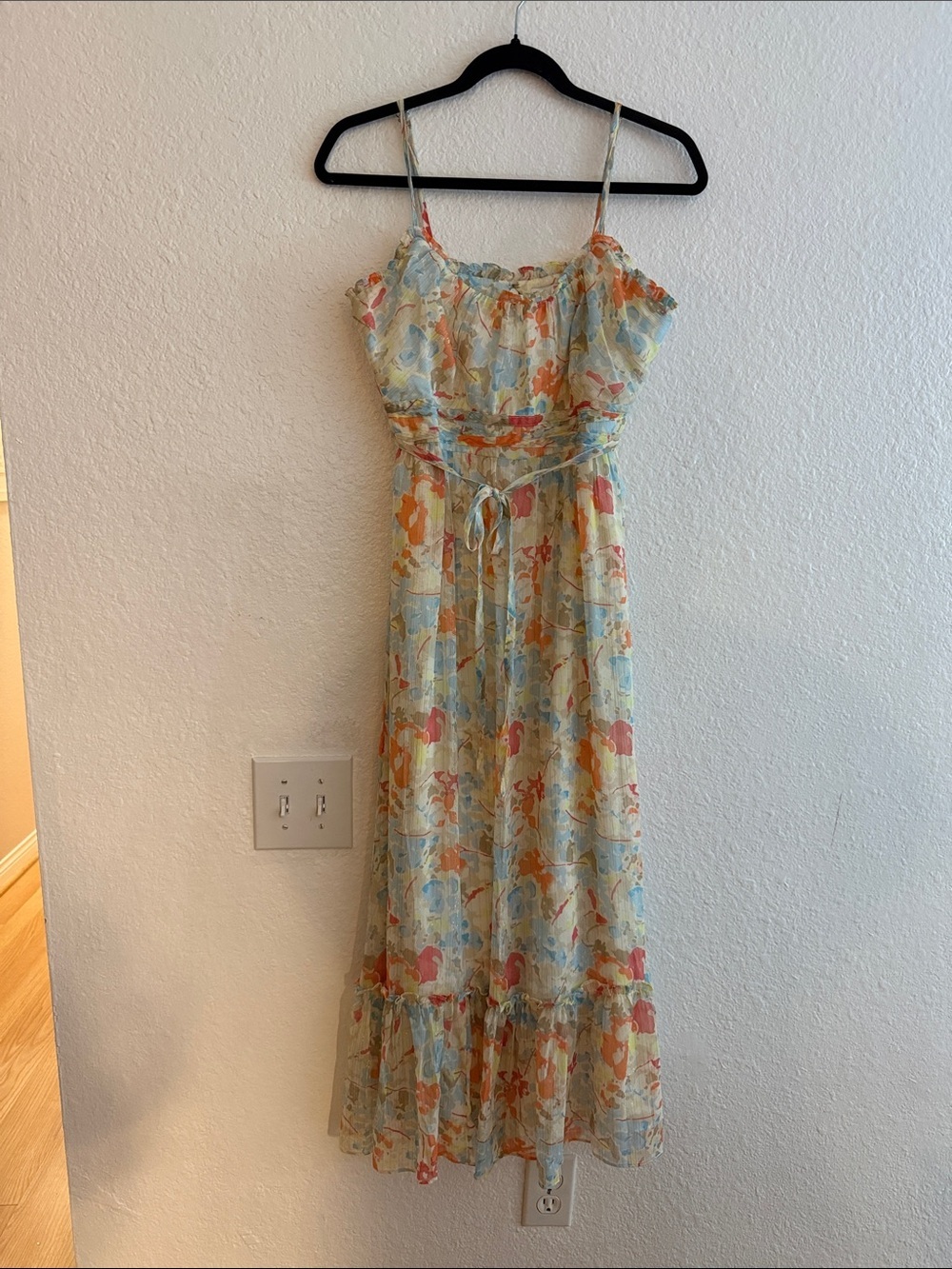 LIKELY RAFFY FLORAL DRESS Ivory Size 6 - Picture 4 of 5